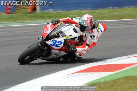 2008-05-11 Monza 2615 Supersport - Mirko Giansanti - Honda CBR600RR